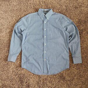 Arrow Striped Dress Shirt Collar Classic Fit Long Sleeve Business Casual